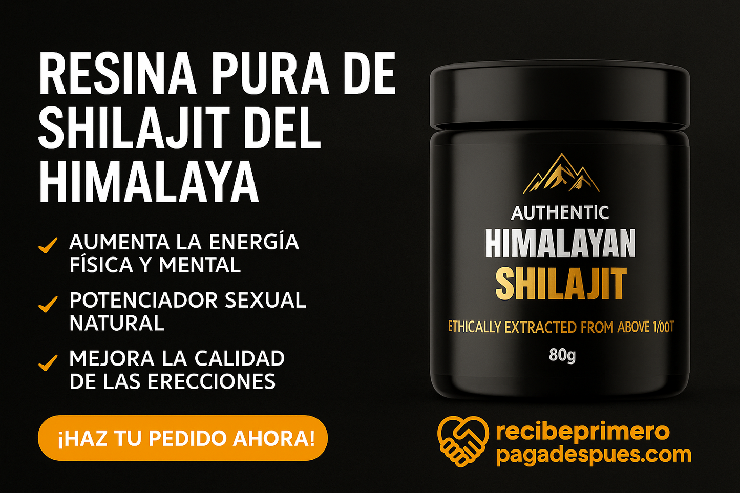 SHILAJIT ORIGINAL HIMALAYA - POTENCIADOR SEXUAL
