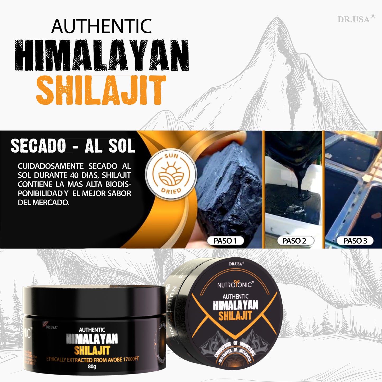 SHILAJIT ORIGINAL HIMALAYA - POTENCIADOR SEXUAL